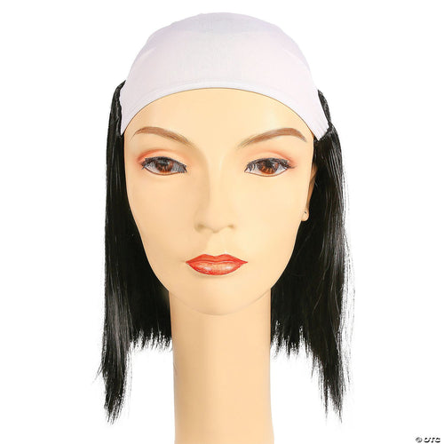 Bald Straight Clown Wig | Black