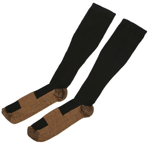Unisex Copper Compression Socks Women Man Durable Hose Graduated Support Socks