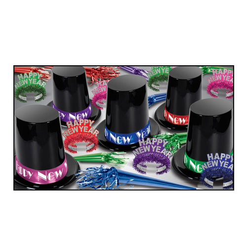 Beistle The Big Top Hat Asst for 50 - New Years | Party Supply | Decoration