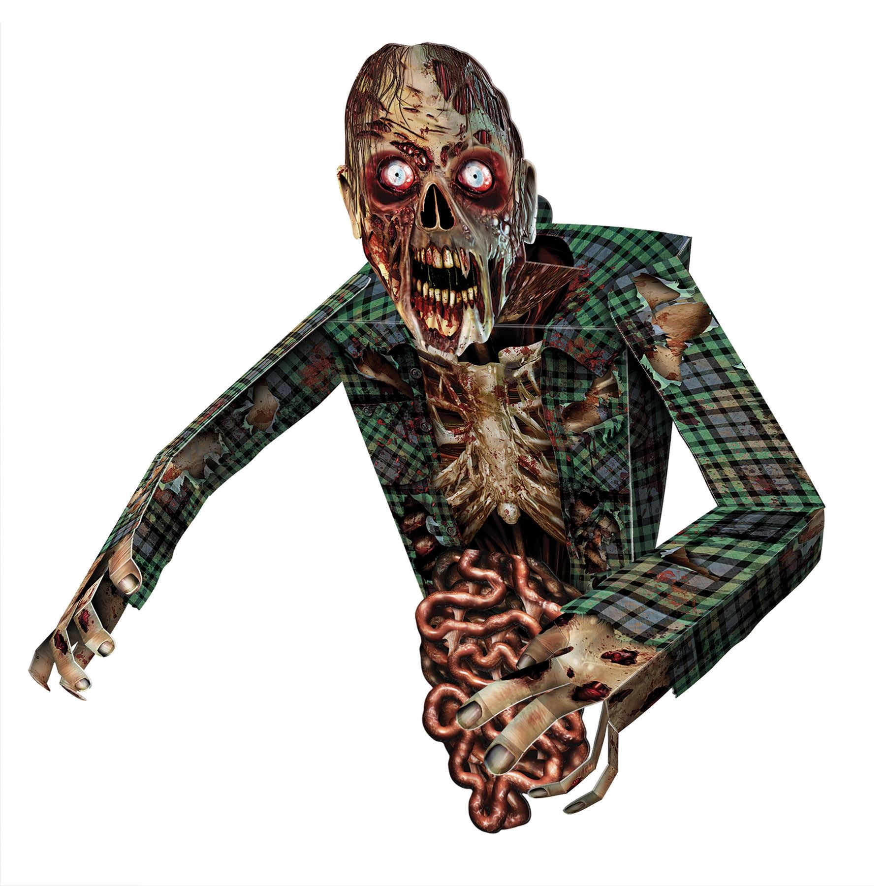 Beistle 3-D Zombie Wall Decoration - Halloween | Party Supply