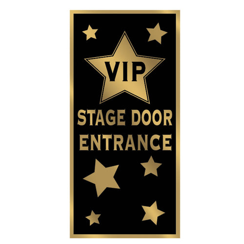 Beistle VIP Stage Door Entrance Door Cover - Awards Night | Party Supply