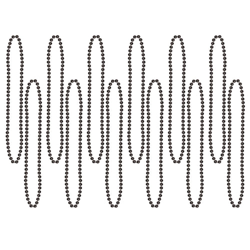Beistle Black Party Beads - General Occasion | Party Supply | Decoration