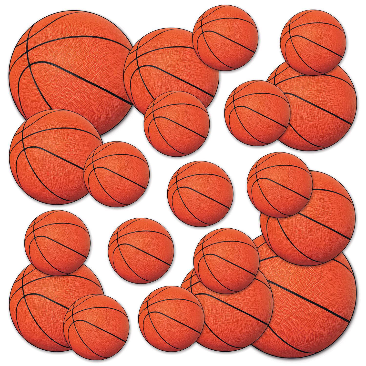 Beistle Basketball Cutouts | Party Supply | Decoration