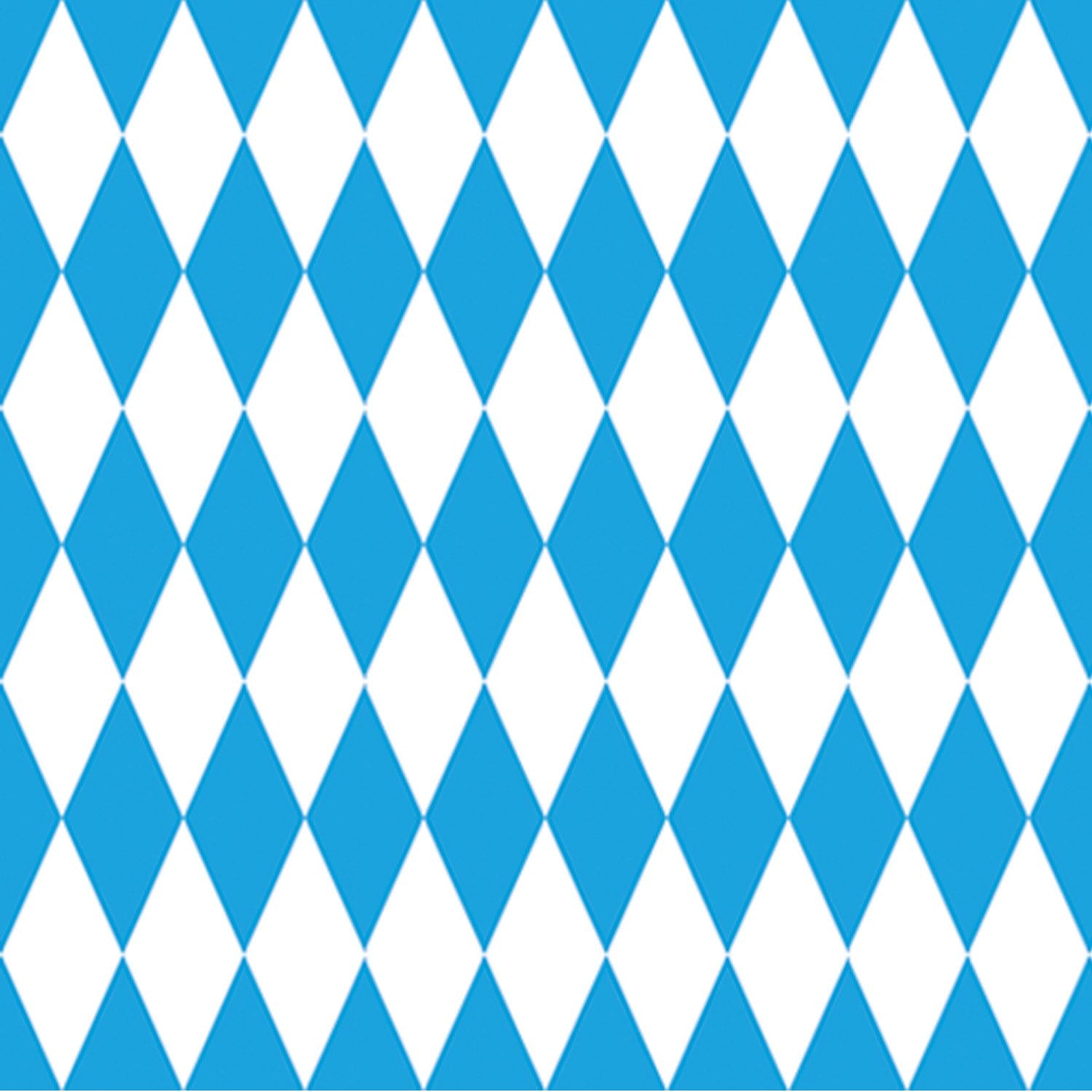 Beistle Oktoberfest Harlequin Backdrop | Party Supply | Decoration