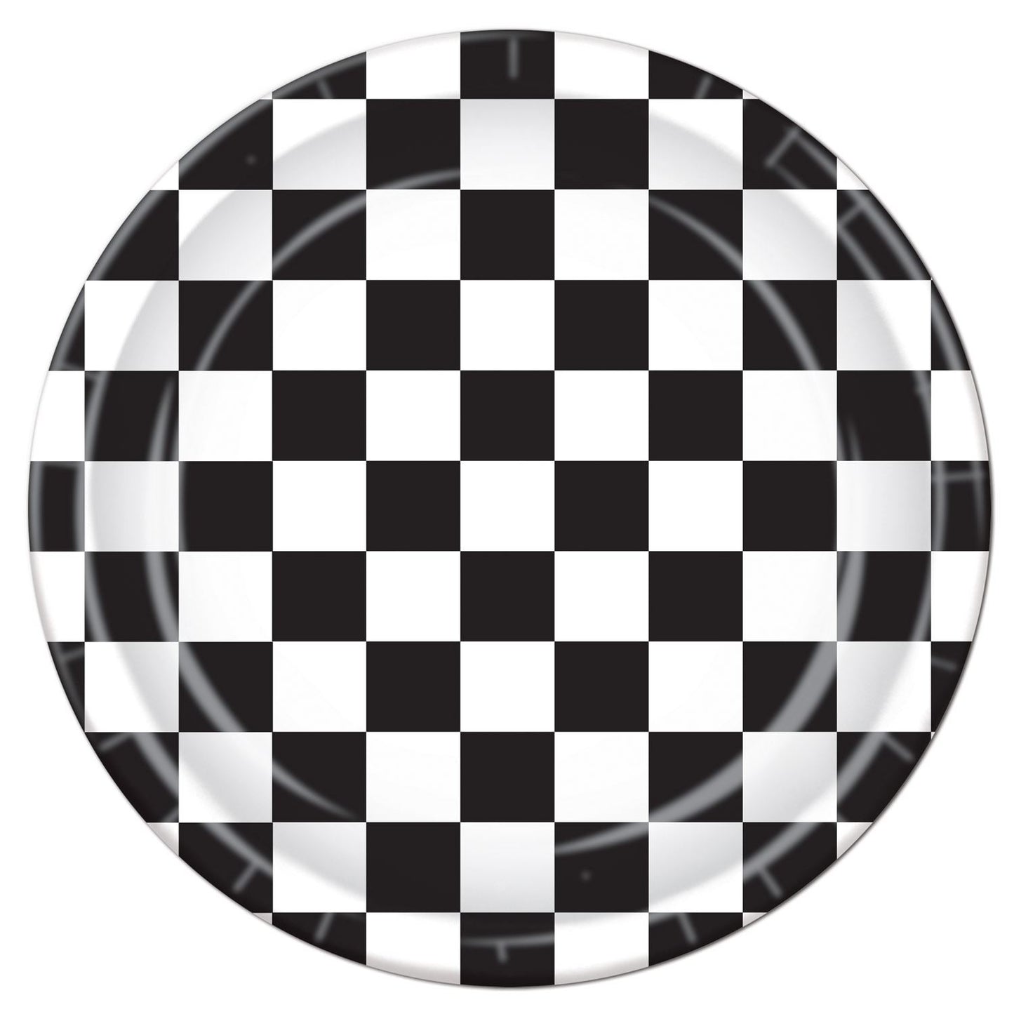 Beistle Checkered Plates - Racing | Party Supply | Decoration