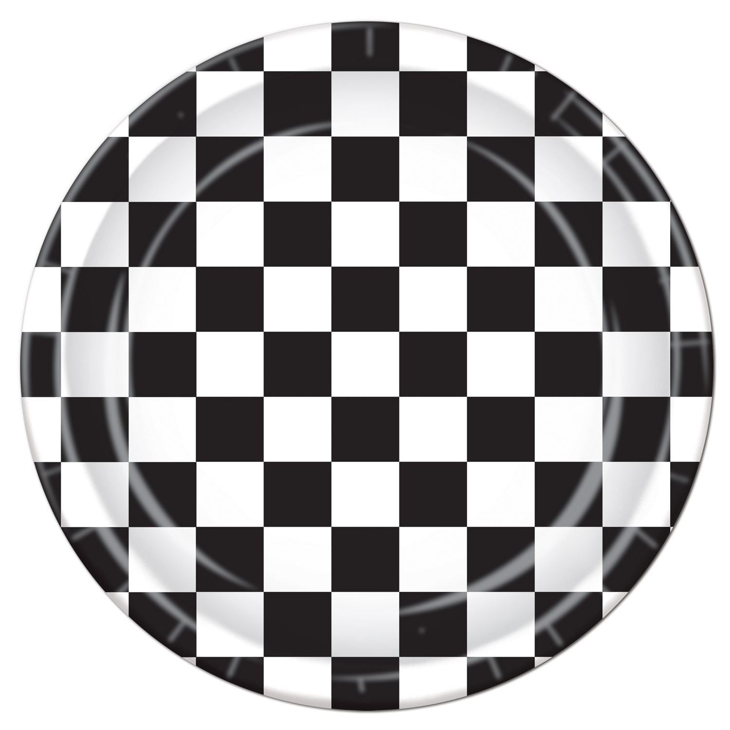 Beistle Checkered Plates - Racing | Party Supply | Decoration