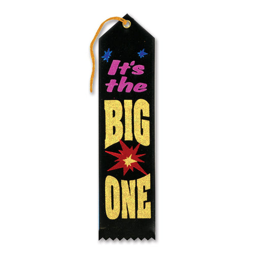 Beistle It's The Big One Award Ribbon - Over-The-Hill | Party Supply
