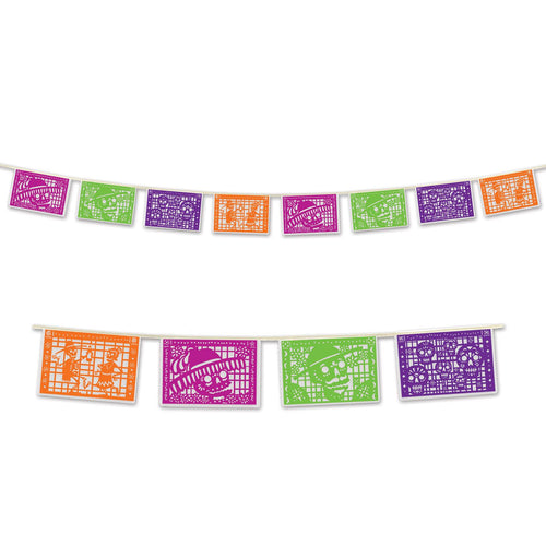Beistle Day Of The Dead Picado Banner | Party Supply | Decoration