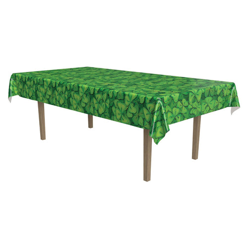 Beistle Shamrock Tablecover - St. Patricks | Party Supply | Decoration