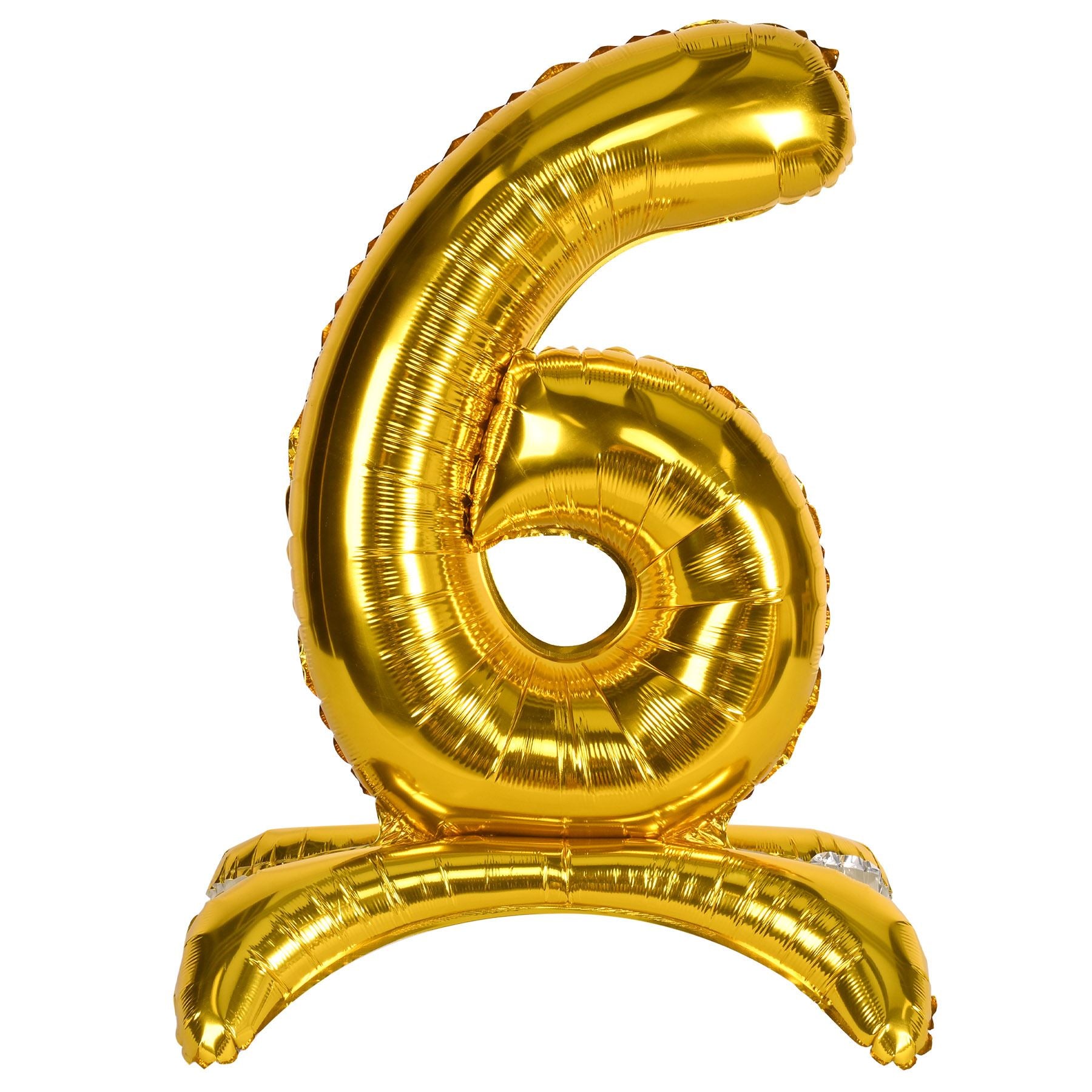 Beistle Self-Standing Balloon Number "6" - Birthday-Age Specific | Party