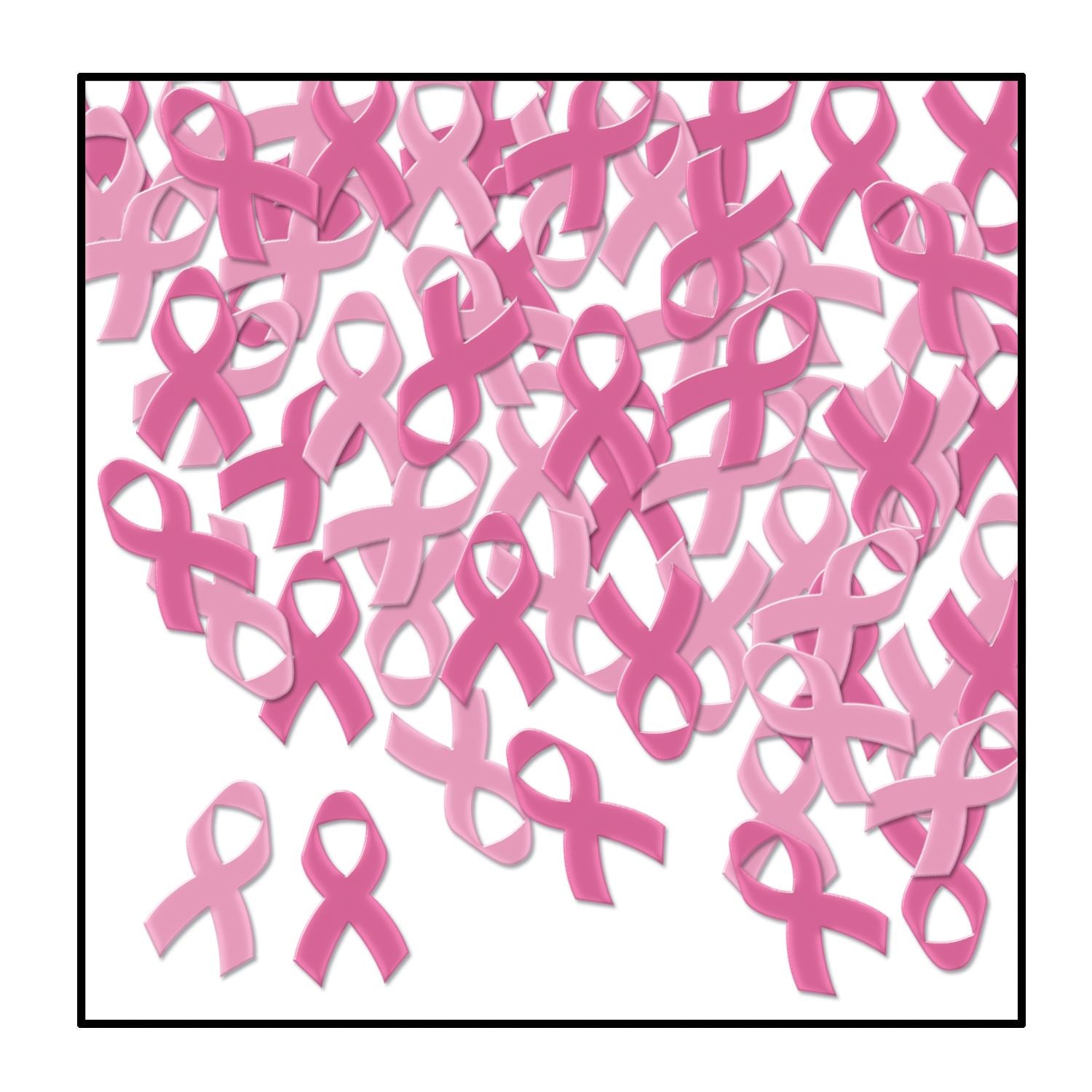Beistle Pink Ribbon Fanci-Fetti | Party Supply | Decoration | Favor | Award