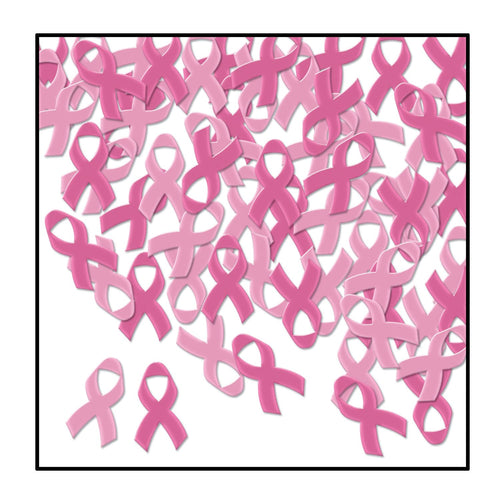 Beistle Pink Ribbon Fanci-Fetti | Party Supply | Decoration | Favor | Award