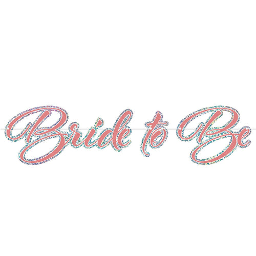Beistle Bride To Be Streamer - Rose Gold - Bachelorette | Party Supply