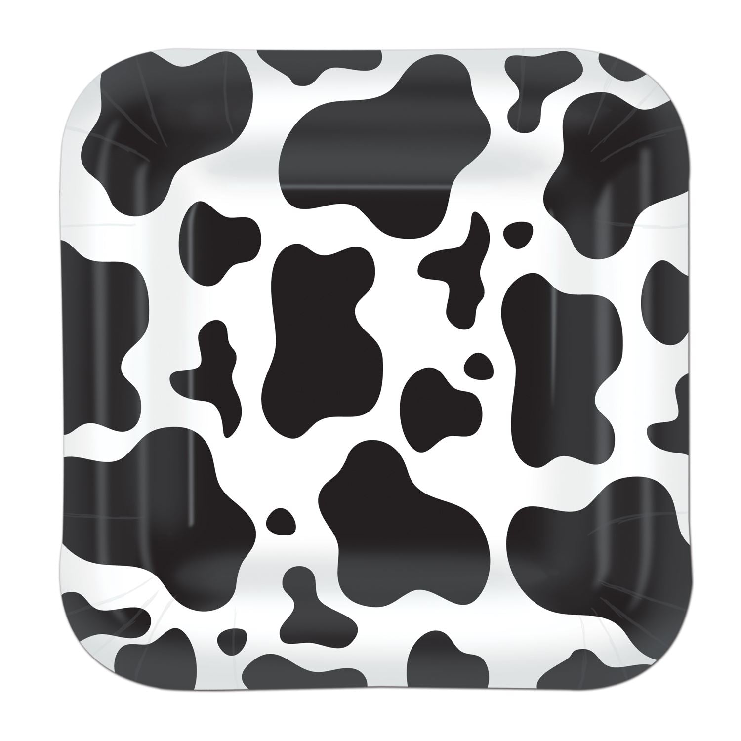 Beistle Cow Print Lunch Plates - Farm | Party Supply | Decoration