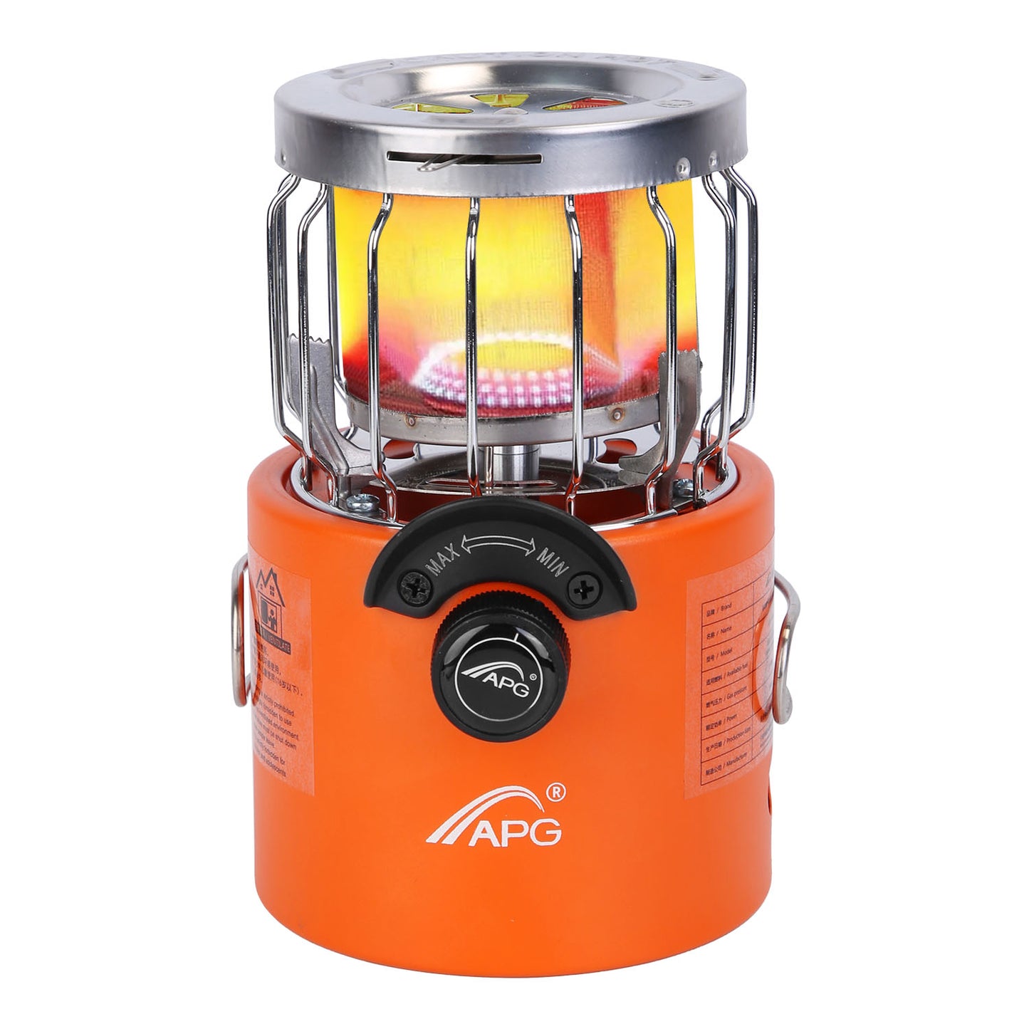 2000W 2 In 1 Camping Stove Tent Heater Outdoor Gas Stove Portable Backpacking