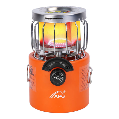 2000W 2 In 1 Camping Stove Tent Heater Outdoor Gas Stove Portable Backpacking