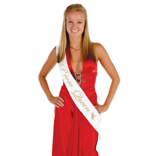 Beistle Prom Queen Satin Sash | Party Supply | Decoration