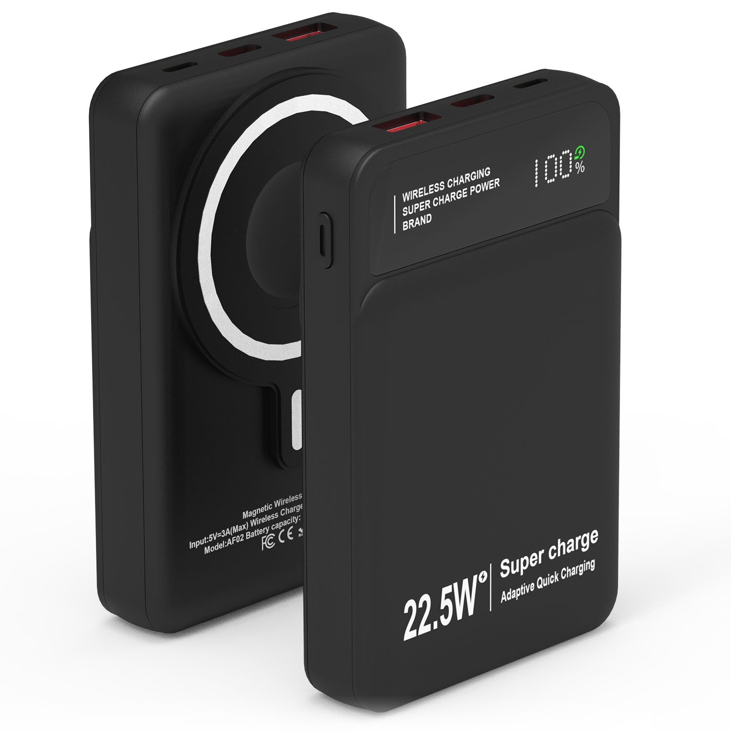 10000mAh Magsafe 3 In 1 Portable Charger PD22.5W Magnetic Fast Charger Fast