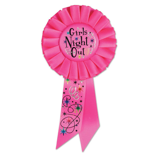 Beistle Girls' Night Out Rosette Ribbon - Party Supply for Bachelorette
