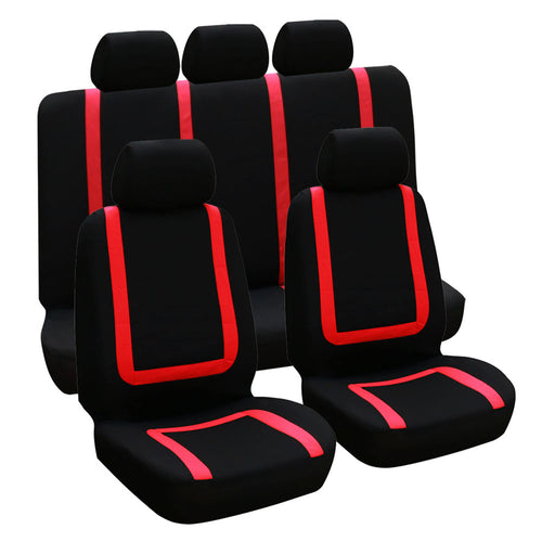 9Pcs Full Set Car Seat Covers For Auto Truck SUV Universal Front Rear Car S 2631