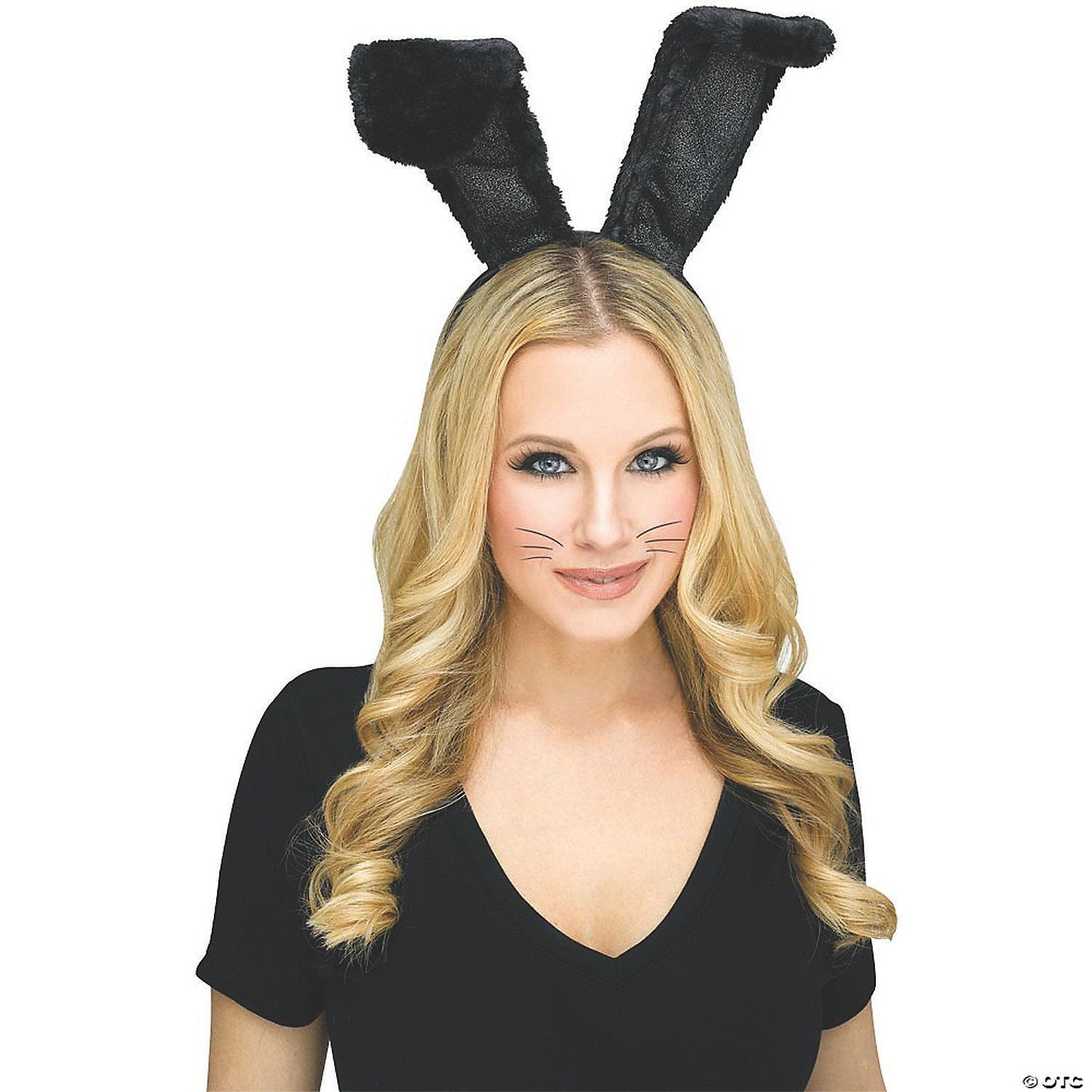 Adults Bunny Headband - Black