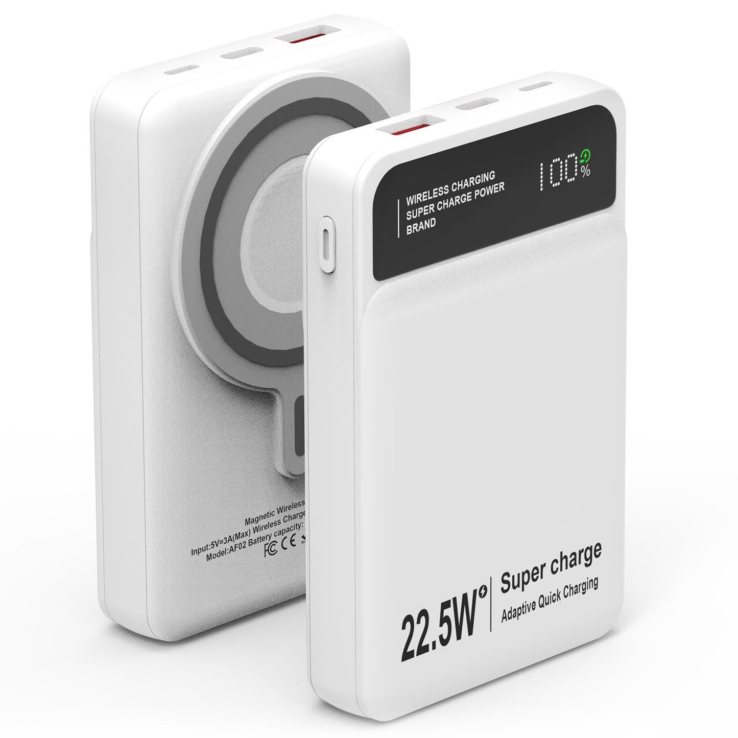 5000mAh Magsafe 3 In 1 Portable Charger PD22.5W Magnetic Fast Charger Fast 9743