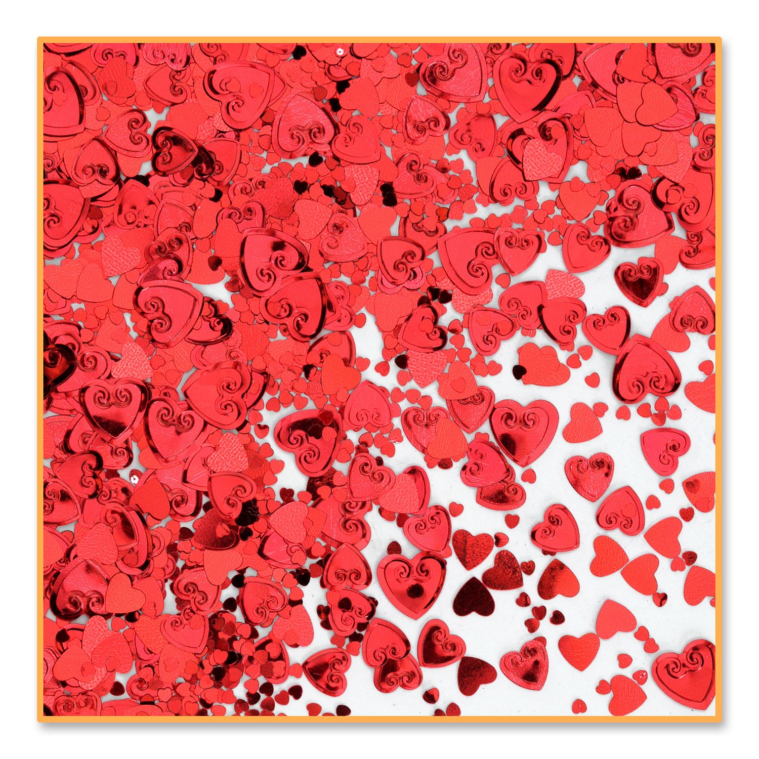 Beistle Red Hearts Confetti - General Occasion | Party Supply | Decoration