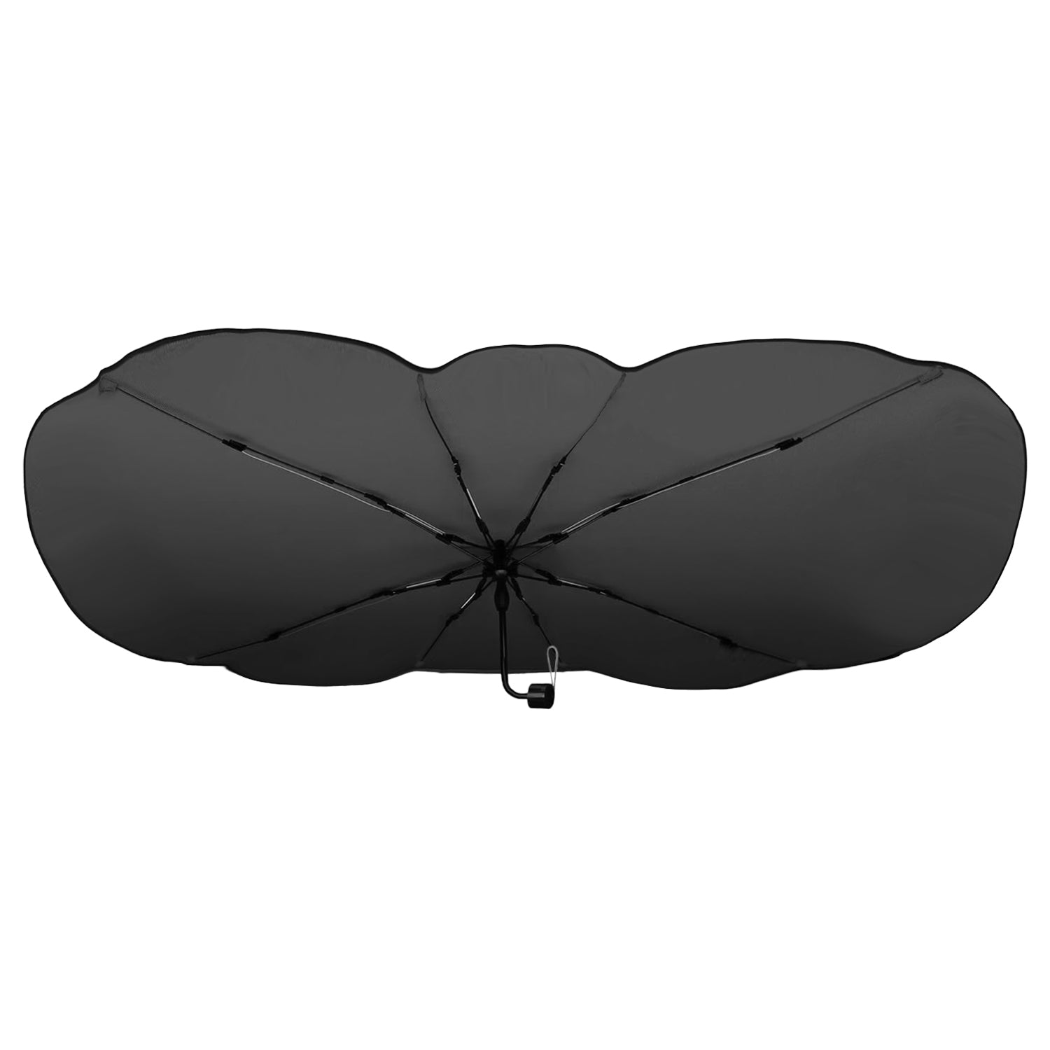 57x33In Foldable Car Sun Umbrella Universal Sun Blocker Shield Shade Silver