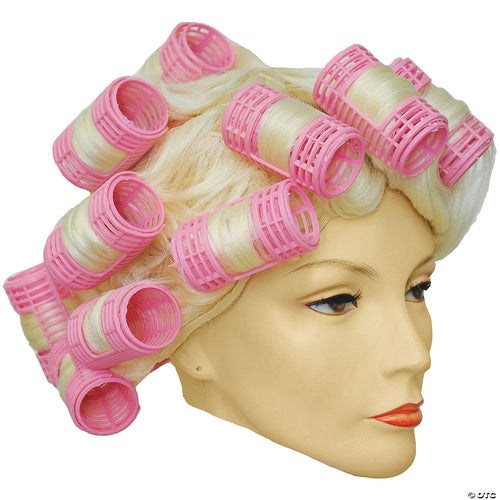 Womens 60s Curler Wig | Champagne Blonde