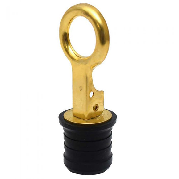 Sea-Dog Brass Snap Handle Drain Plug - 1-1/4