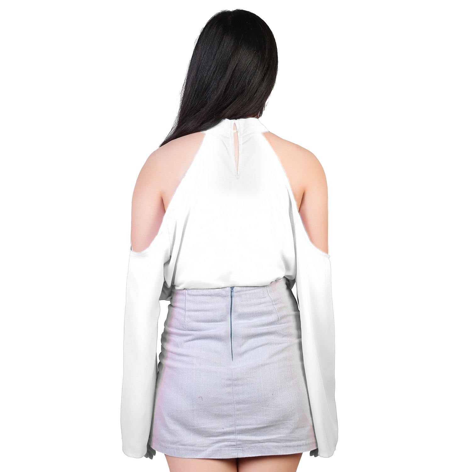 Women s Sexy Off The Shoulder Blouses Cold Shoulder Tops V-Neck Long Sleeve