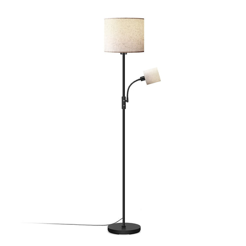 67.32In Mother Daughter Floor Lamp with Linen Shade 3200K Brightness 360°