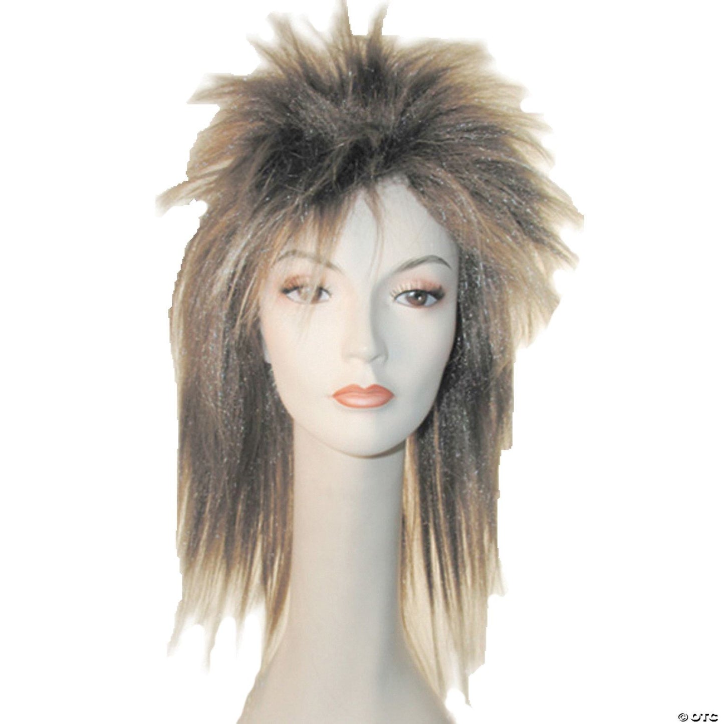 Mid-Length Punk Wig Frosted Blonde
