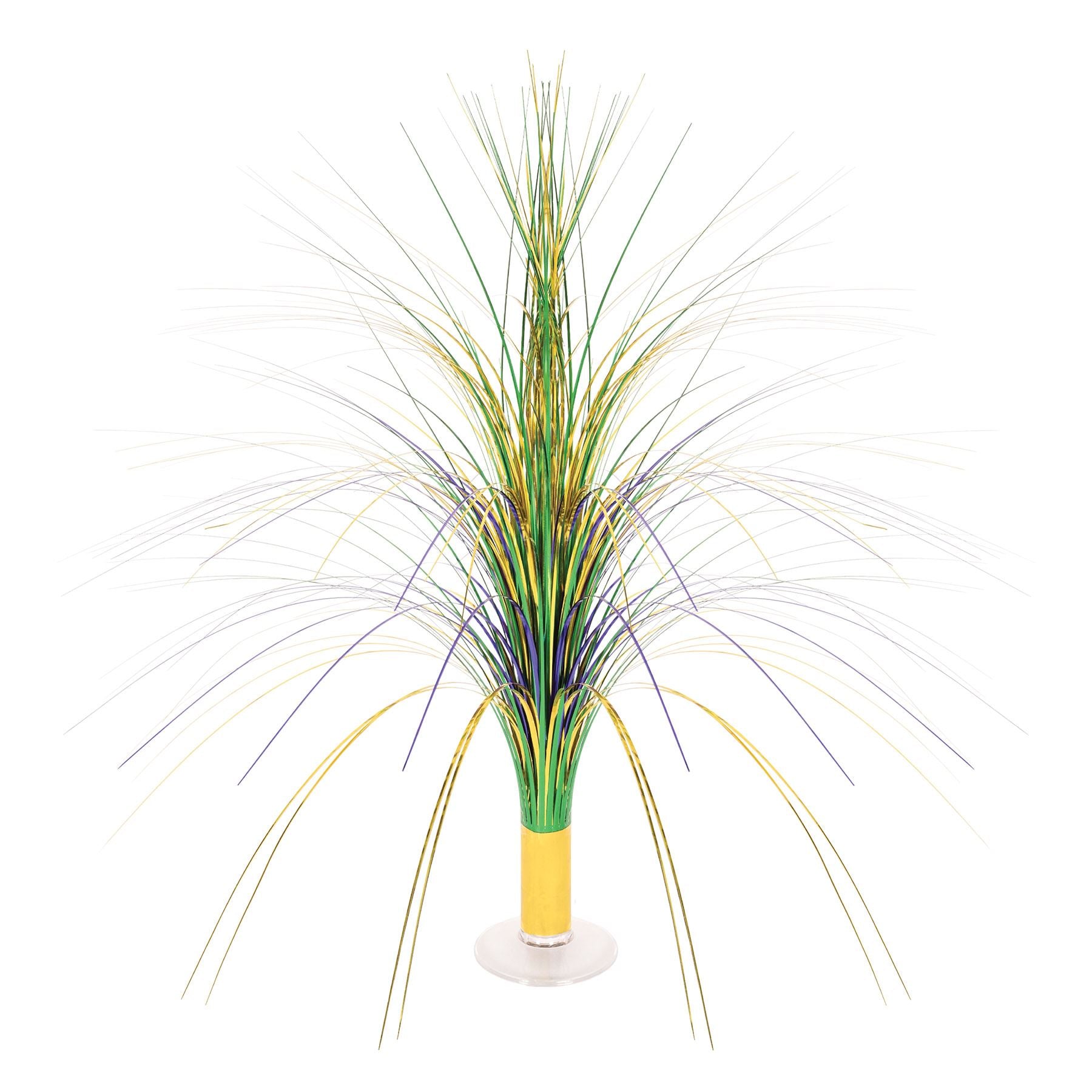 Beistle Metallic Spray Centerpiece - Mardi Gras | Party Supply | Decoration