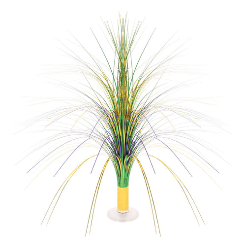 Beistle Metallic Spray Centerpiece - Mardi Gras | Party Supply | Decoration