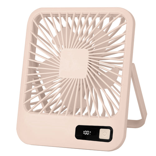 Mini Desktop Cooling Fan Rechargeable Battery Powered Personal Fan Speed
