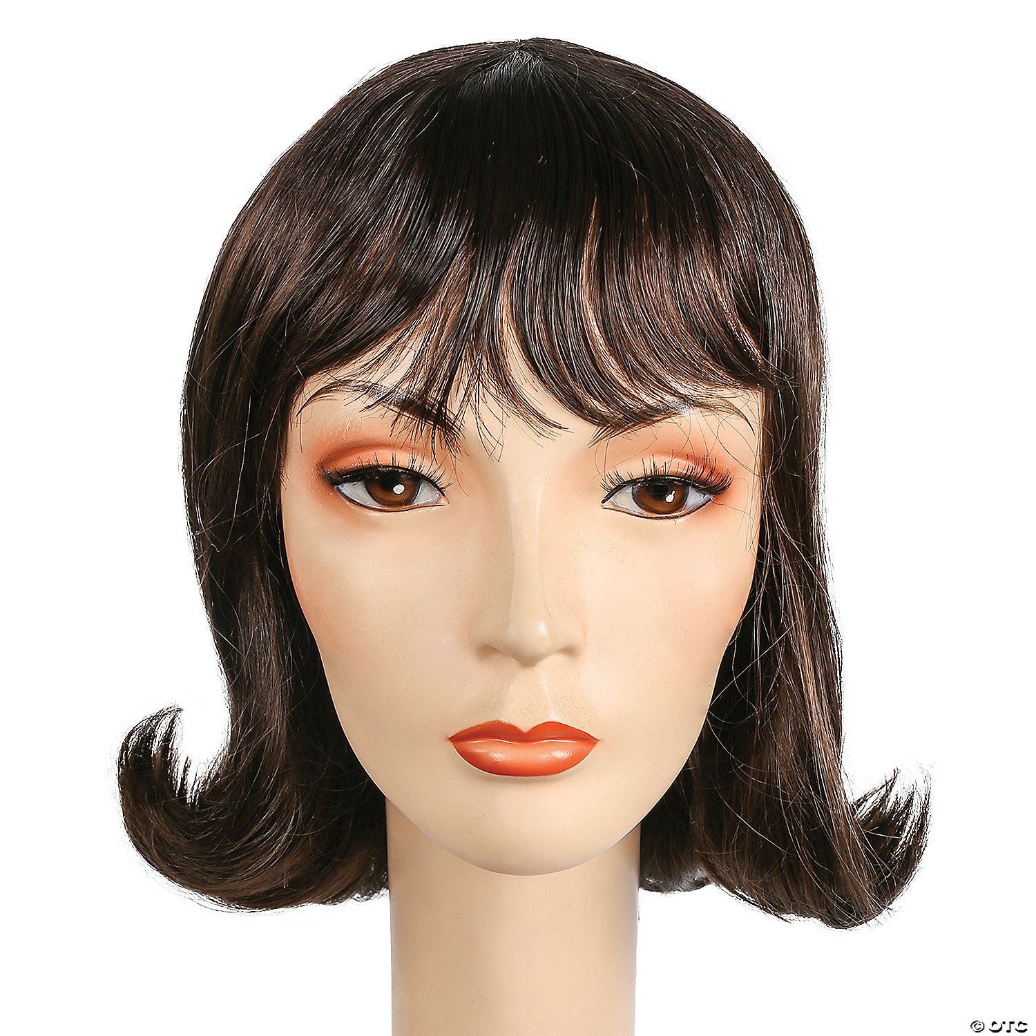 Womens Banged Prom Pageboy Wig | Tan-Medium