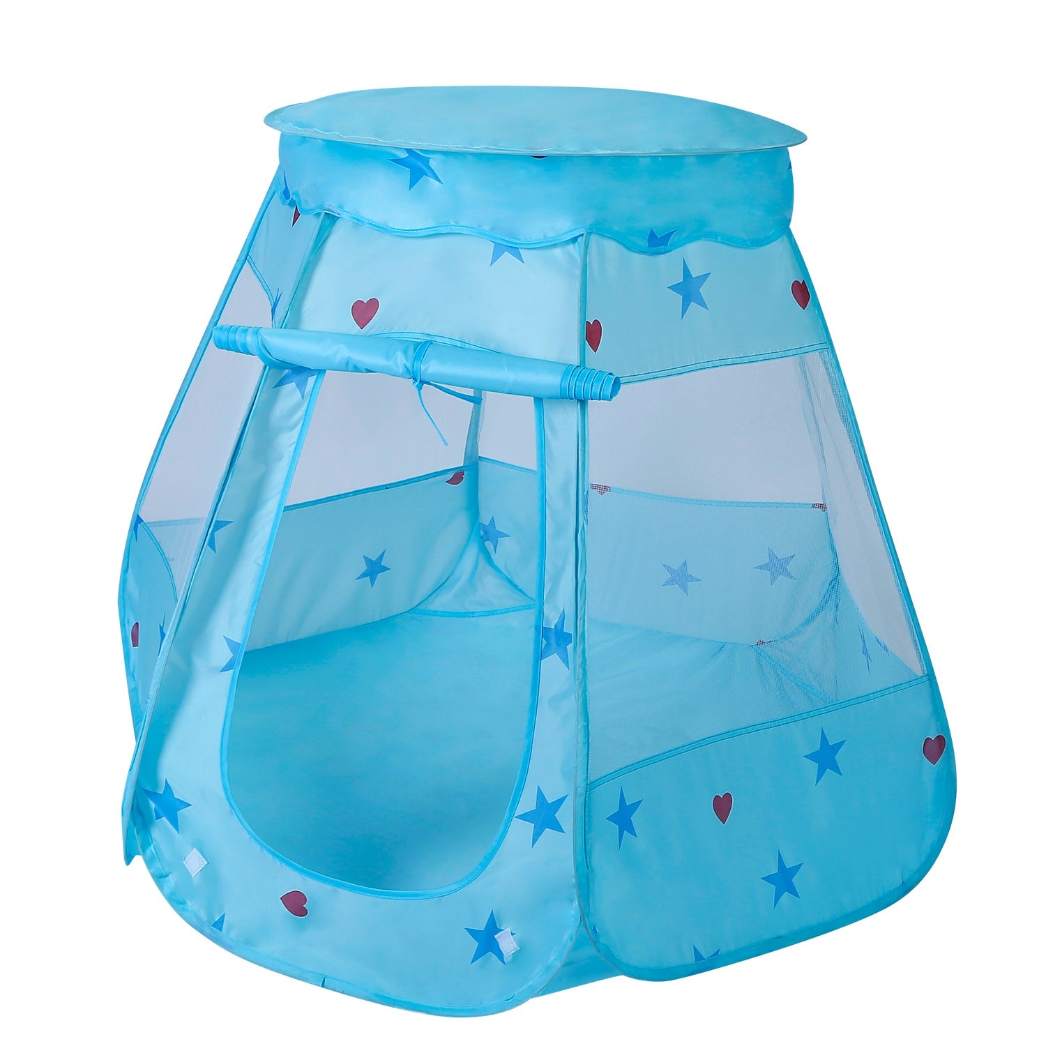 Kids Pop Up Game Tent Prince Princess Toddler Play Tent Indoor Outdoor Castle
