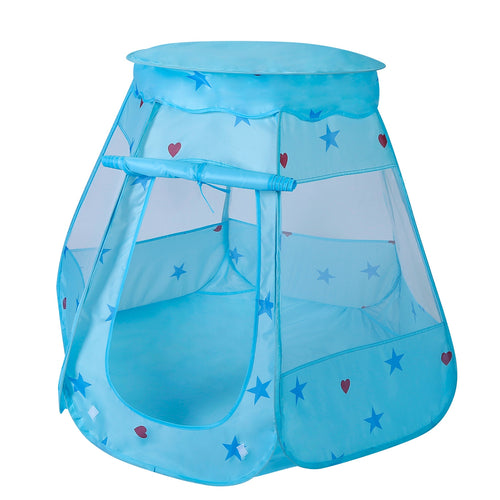 Kids Pop Up Game Tent Prince Princess Toddler Play Tent Indoor Outdoor Castle