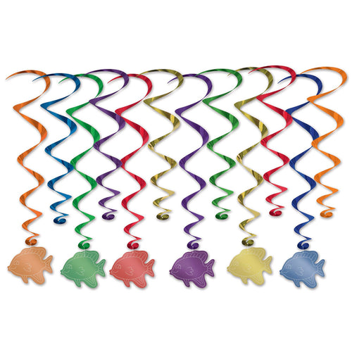 Beistle Fish Whirls - Under The Sea | Party Supply | Decoration