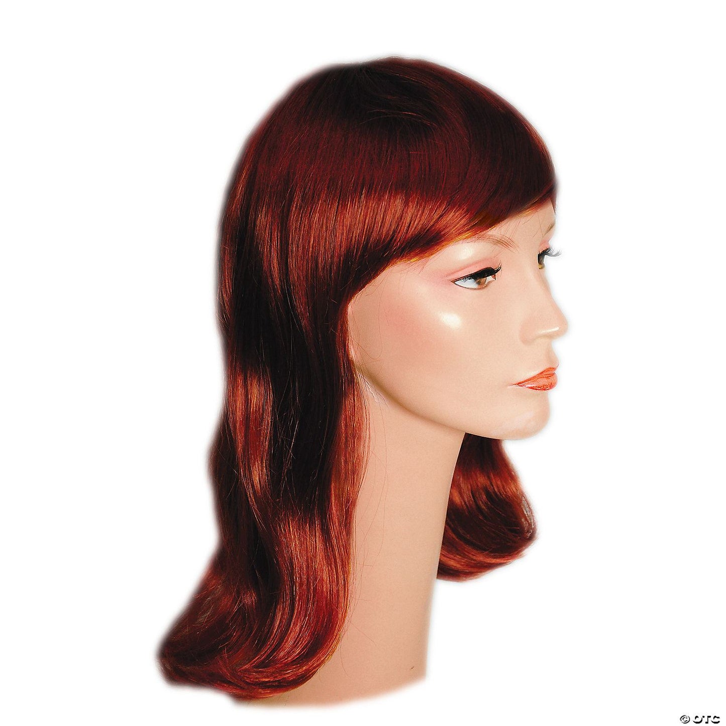 Round Cleo Wig | Red-Bright