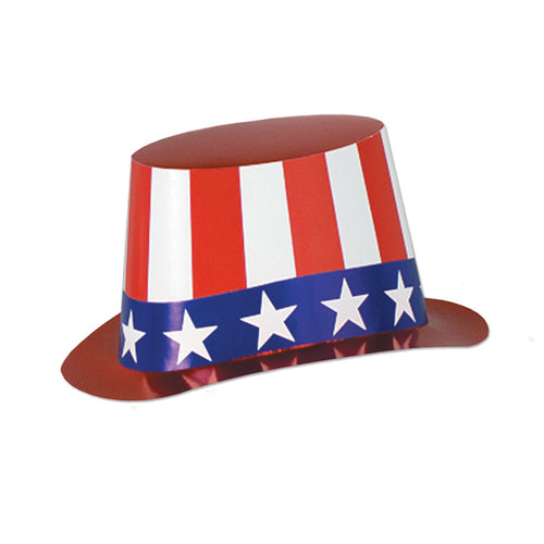 Foil Patriotic Hi-Hat Bulk Pack of 25