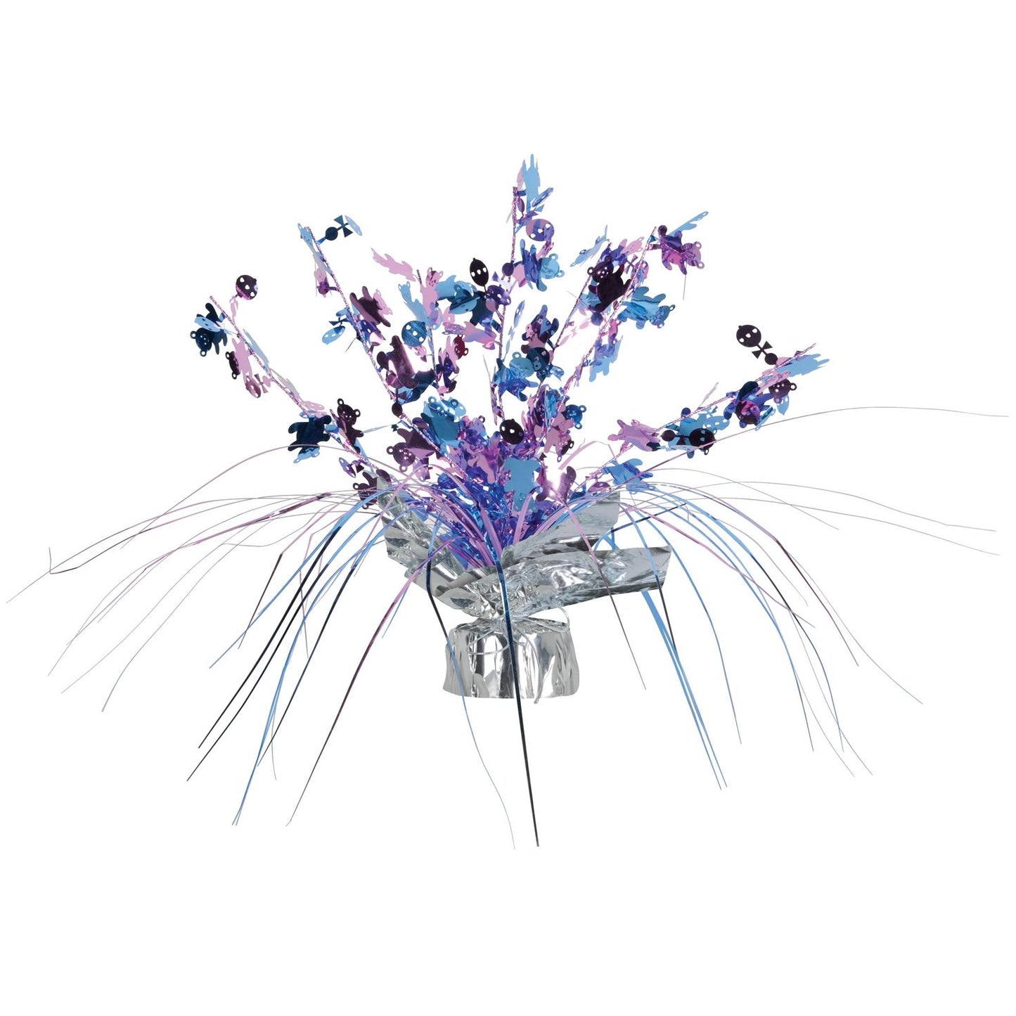 Beistle Teddy Bear & Rattle Centerpiece - Baby Shower | Party Supply