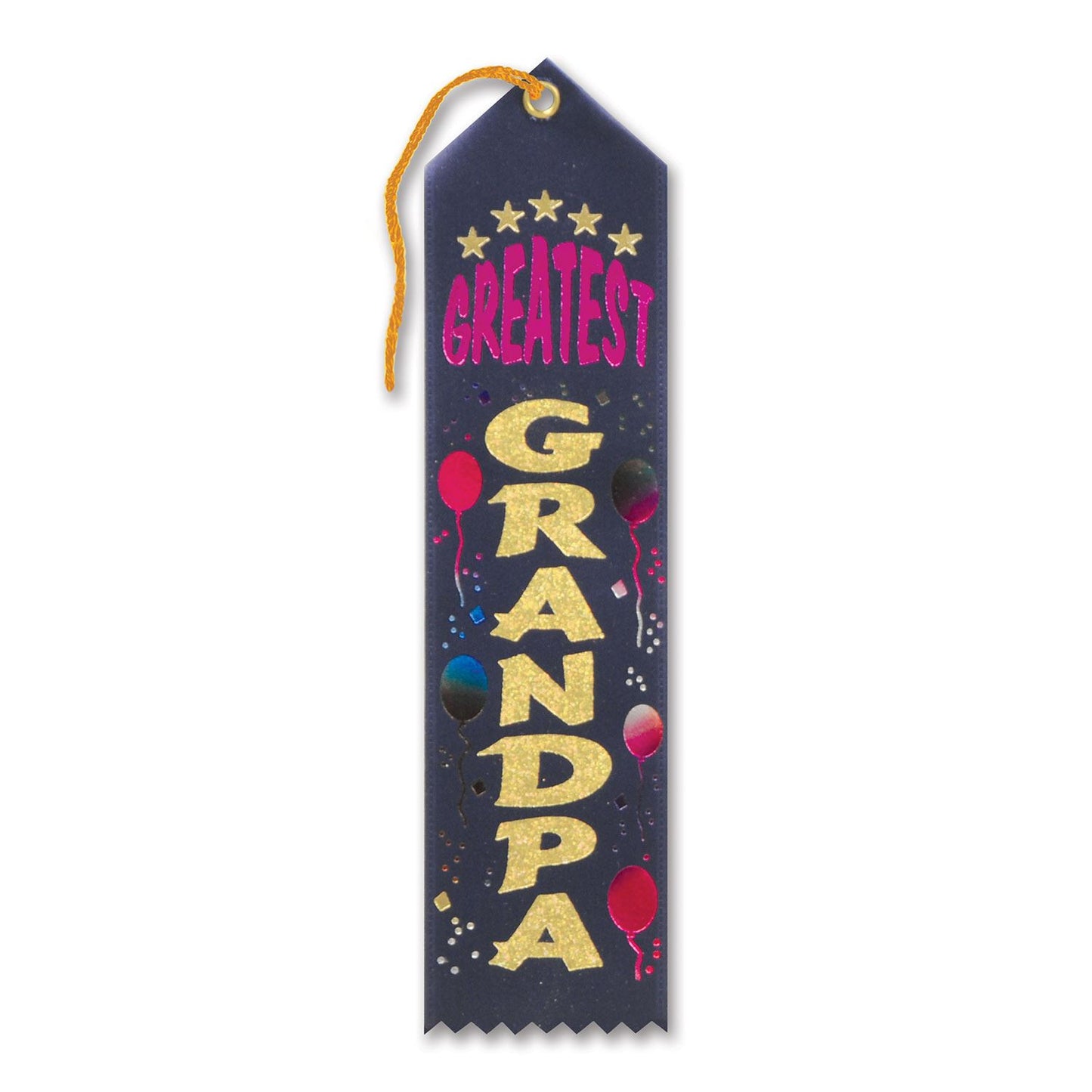 Beistle Greatest Grandpa Award Ribbon - General Occasion | Party Supply