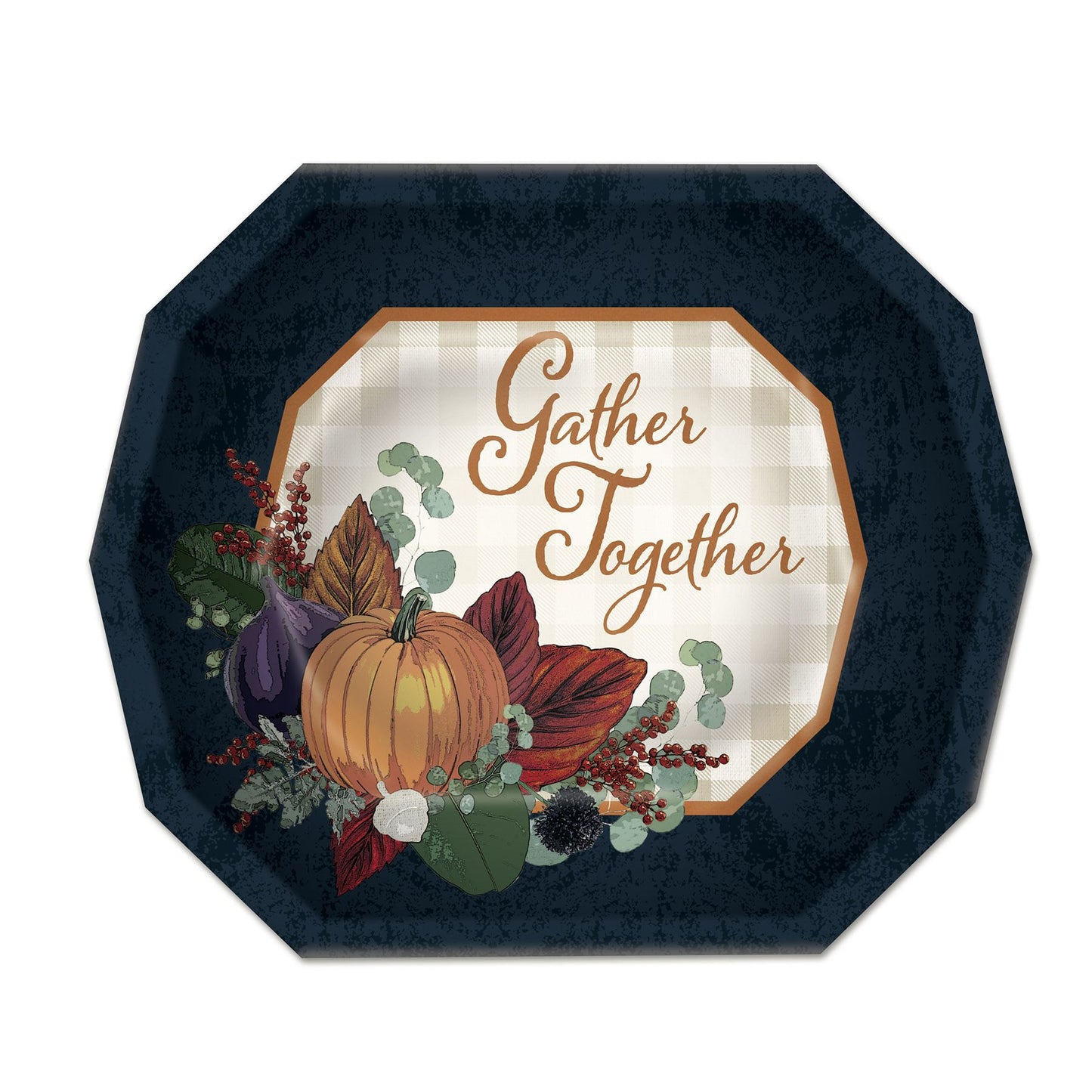Beistle Fall Thanksgiving Dessert Plates - Thanksgiving/Fall | Party Supply