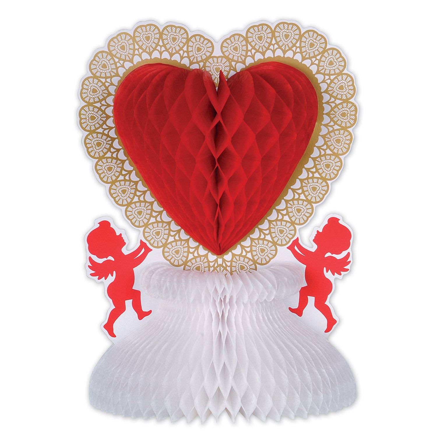 Beistle Art-Tissue Valentine Centerpiece - Valentines | Party Supply