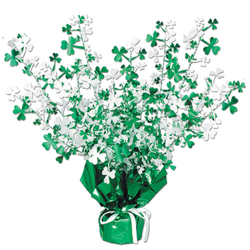 Beistle Shamrock Gleam N Burst Centerpiece - St. Patricks | Party Supply