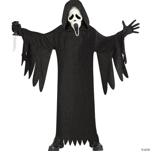 Boys | Kid's 25th Anniversary Ghost Face Costume - Large | Halloween Decoration