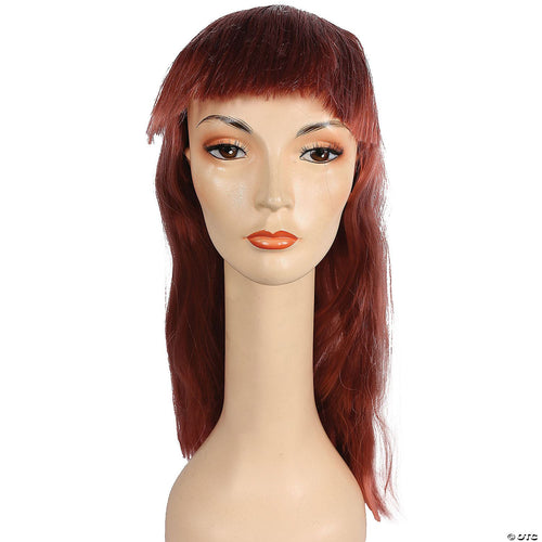 Womens 24" Bargain Long Pageboy Wig | Auburn