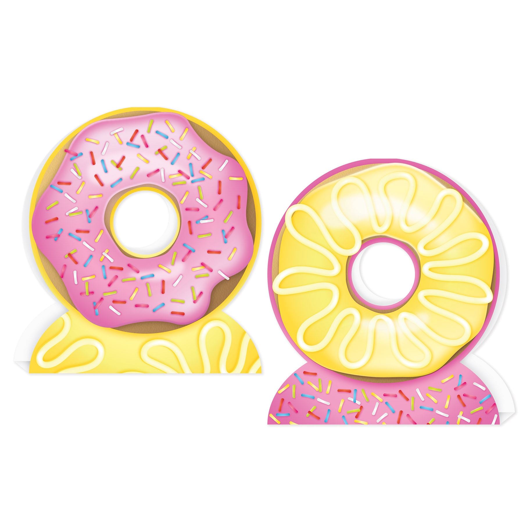 Beistle 3-D Donut Centerpiece - Donuts | Party Supply | Decoration